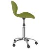 vidaXL Chaises pivotantes &agrave; manger lot de 2 Vert clair Velours