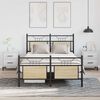 vidaXL Cadre de lit sans matelas ch&ecirc;ne sonoma 120x200 cm