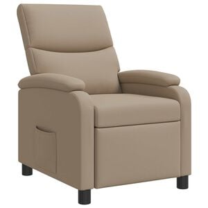 vidaXL Fauteuil inclinable Cappuccino Simili cuir
