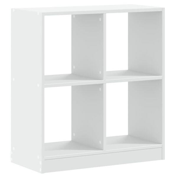 vidaXL Biblioth&egrave;que blanc 68,5x32x75 cm bois d'ing&eacute;nierie