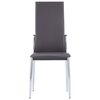 vidaXL Ensemble de salle &agrave; manger 5 pcs Similicuir Gris