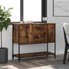 vidaXL Buffet chêne fumé 100x36x85 cm bois d'ingénierie