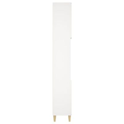 vidaXL Armoire de salle de bain blanc 30x30x190 cm bois d'ingénierie