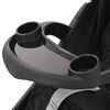 vidaXL Poussette b&eacute;b&eacute; &agrave; 3 roues Gris et noir