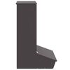 vidaXL Distributeur de porcs Noir 55 x 51 x 91,5 cm