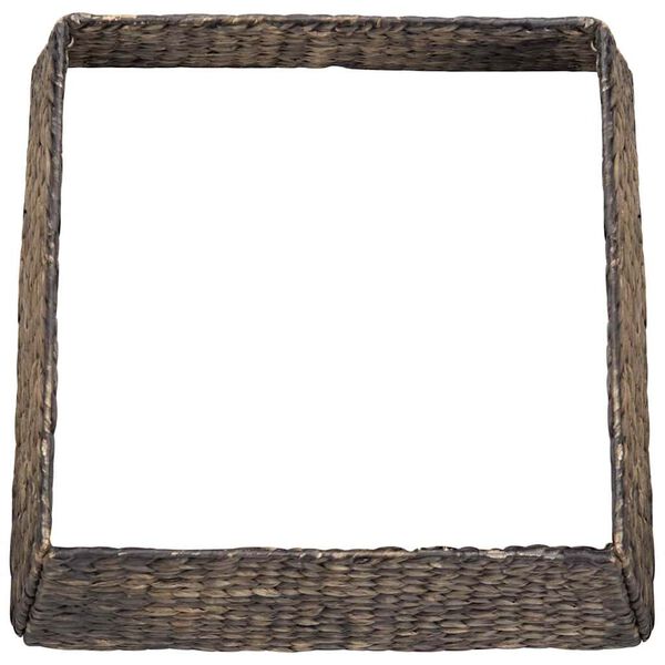 vidaXL Collier de sapin de No&euml;l Noir 60 x 60 x 28 cm Jacinthe d'eau