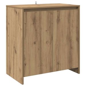 vidaXL Buffet ch&ecirc;ne artisanal 70x41x75 cm bois d'ing&eacute;nierie