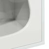 vidaXL Maison pour chat Blanc Brillant 42,5 x 40 x 53,5 cm