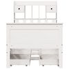 vidaXL Lit biblioth&egrave;que sans matelas blanc 90x190cm bois de pin massif
