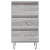 vidaXL Buffet sonoma gris 40x35x70 cm bois d'ing&eacute;nierie