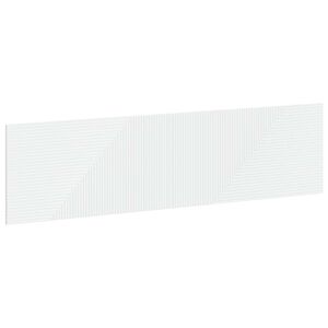 vidaXL T&ecirc;te de lit murale HAARLEM Blanc Bois d'ing&eacute;nierie