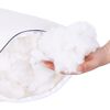 vidaXL Remplissage en Fibre Blanc 2,5 kg Polyester