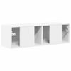 vidaXL Meuble TV mural Blanc 98 x 31 x 29,5 cm Bois d'ing&eacute;nierie