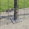 vidaXL Cl&ocirc;ture avec poteau Gris 0,6 x 25 m Acier et PVC