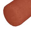 vidaXL Coussins d'accent 2 pcs Rouge orange Ø 25 x 70 cm