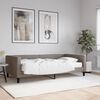 vidaXL Lit de jour avec matelas taupe 100x200 cm tissu