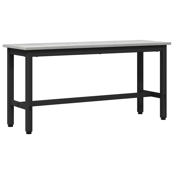 vidaXL Banc de salle &agrave; manger 2 pcs Gris Sonoma 100 x 32,5 x 48,5 cm