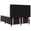 vidaXL Lit &agrave; ressorts avec matelas Noir 140 x 190 cm Velours