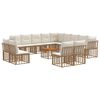 vidaXL Ensemble de canap&eacute;s d'ext&eacute;rieur 14 pc 13 place