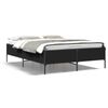 vidaXL Cadre de lit sans matelas noir 120x190 cm