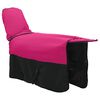 vidaXL Couverture &Eacute;quine Rose et Noir 75 cm Polyester