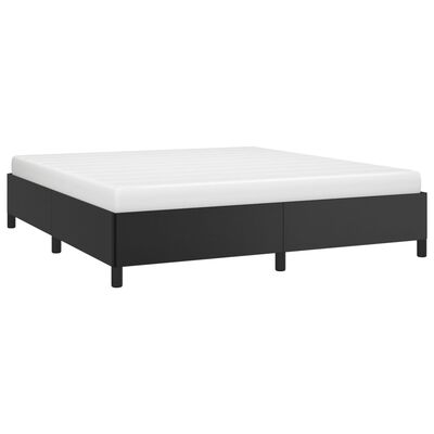 vidaXL Cadre de lit sans matelas noir 180x200 cm similicuir