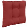 vidaXL Coussin de canap&eacute; d'ext&eacute;rieur 3 pcs Bordeaux Polyester