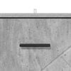 vidaXL Cabinet de chevet Gris b&eacute;ton 38 x 38 x 66 cm Bois d'ing&eacute;nierie