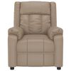 vidaXL Fauteuil de massage Cappuccino Similicuir
