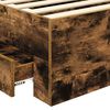 vidaXL Cadre de lit Ch&ecirc;ne fum&eacute; 90 x 190 cm Bois d'ing&eacute;nierie