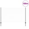 vidaXL Cl&ocirc;ture avec poteau Gris 1,4 x 100 m Acier et PVC