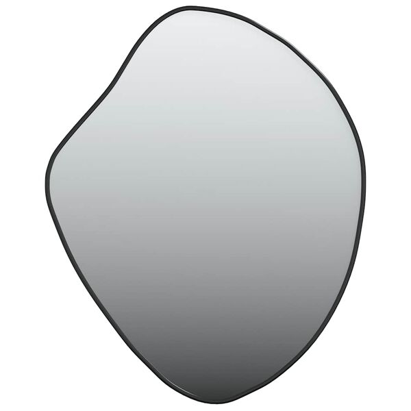 vidaXL Miroir mural Noir 60x50 cm