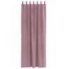 vidaXL Rideaux occultants 2 pcs Rose fonc&eacute; 140 x 260 cm Velours