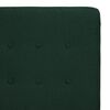 vidaXL Fauteuil de massage Vert fonc&eacute; Tissu