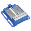 vidaXL &Eacute;tau pour perceuse &agrave; colonne bleu 150 mm fonte