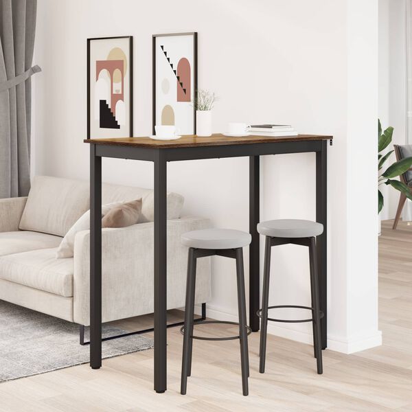 vidaXL Table de salle &agrave; manger / Table de repas Bois d'ing&eacute;nierie