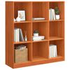 vidaXL Biblioth&egrave;que Brun cire 104 x 33 x 110 cm Pin massif