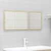 vidaXL Meubles de salle de bain ch&ecirc;ne sonoma bois d'ing&eacute;nierie