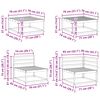 vidaXL Ensemble de canap&eacute;s d'ext&eacute;rieur 9 pcs Naturel