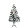 vidaXL Sapin de No&euml;l avec 300 LED avec support Blanc 300 cm PVC