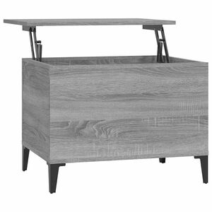 vidaXL Table basse Sonoma gris 60x44,5x45 cm Bois d'ing&eacute;nierie