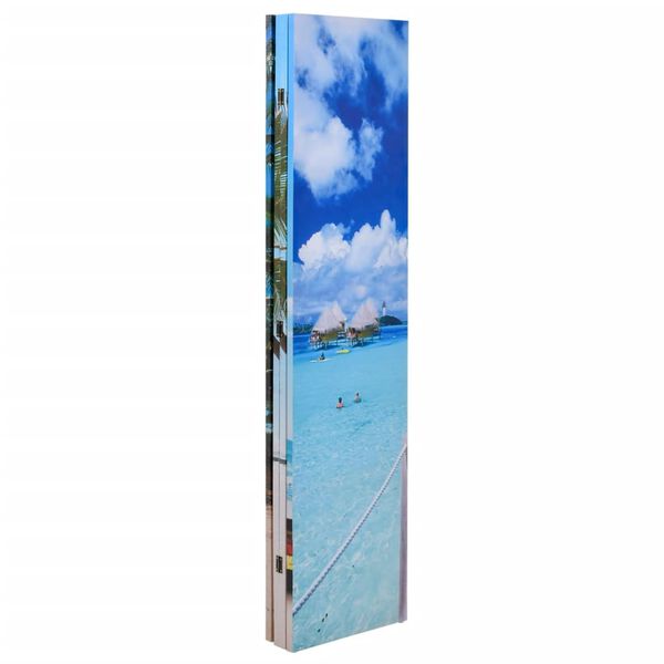 vidaXL Cloison de s&eacute;paration pliable 160 x 170 cm Plage