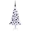 vidaXL Sapin de No&euml;l artificiel avec 150 LED Blanc 120 cm PVC et Acier