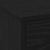 vidaXL Meuble TV Ch&ecirc;ne noir 165 x 34 x 40 cm Bois d'ing&eacute;nierie