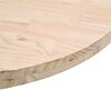 vidaXL Dessus de table &Oslash;40x2,5 cm Bois de pin massif