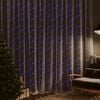 vidaXL Rideaux lumineux &agrave; LED 3x3 m 300 LED Bleu 8 fonctions