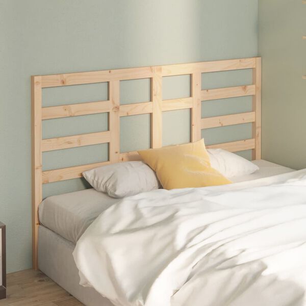vidaXL T&ecirc;te de lit 146x4x104 cm Bois massif de pin