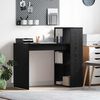 vidaXL Bureau Chêne noir 108 x 55 x 103.5 cm Bois d'ingénierie