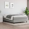 vidaXL Cadre de lit gris clair 140x200 cm tissu