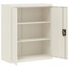 vidaXL Classeur blanc 90x40x145 cm acier